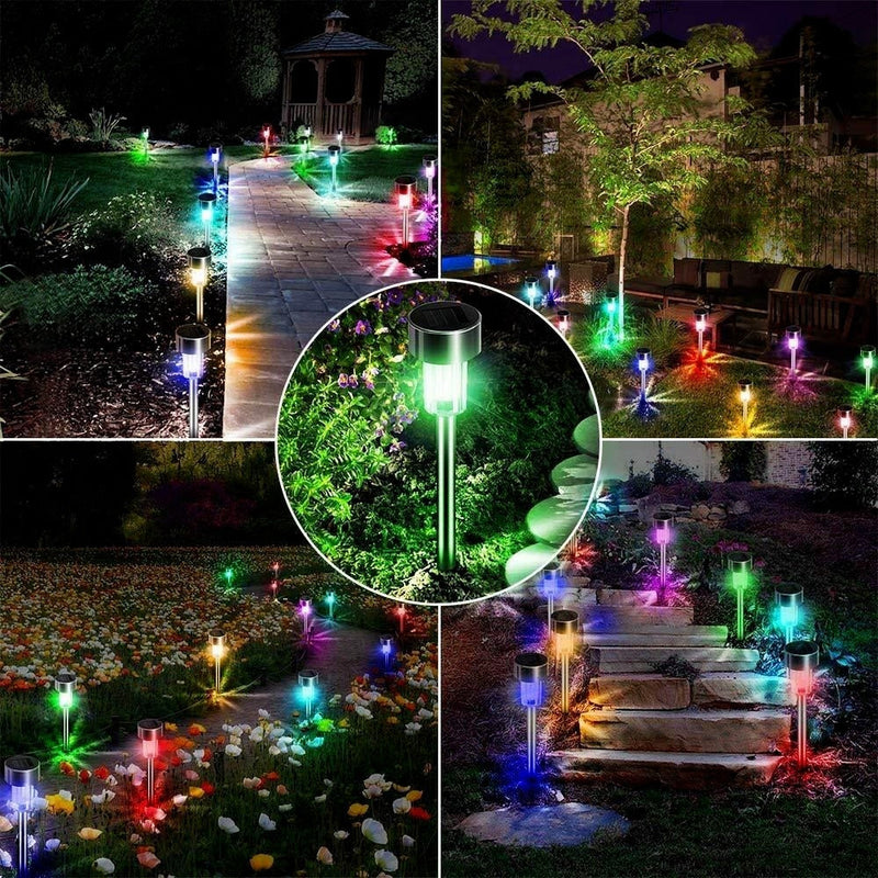 Lâmpada LED Solar À Prova D'água Para Jardim - Loja Do Lino