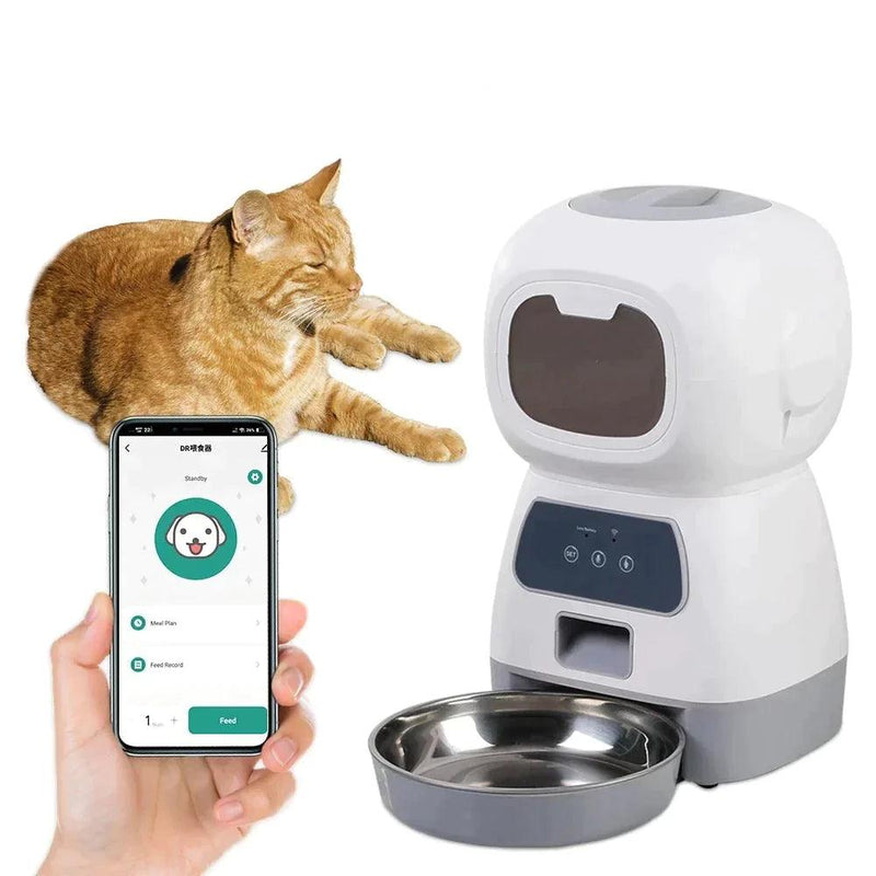 Alimentador Automático para Cães e Gatos - Loja Do Lino